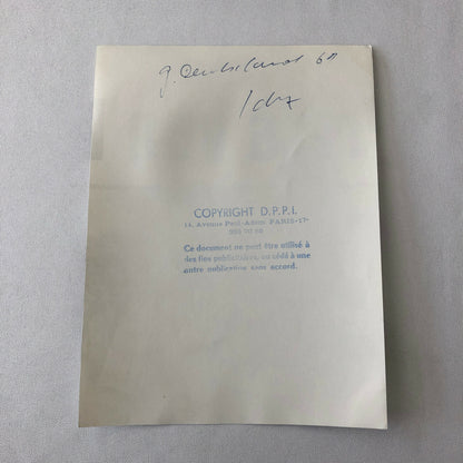 Vintage Racing Photo Photograph Jacky Ickx Driver German Grand Prix 1969 ? DPPI