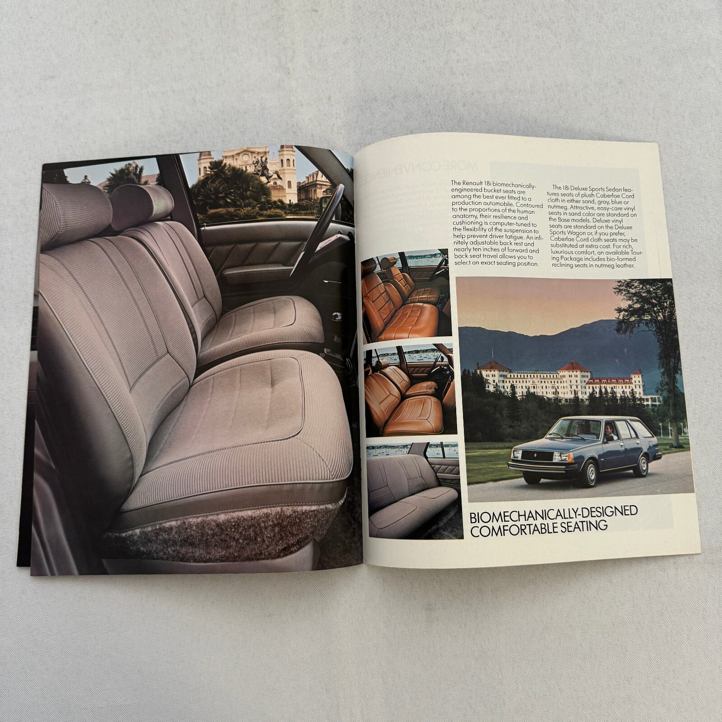 1981 Renault 18i Car Sales Brochure Catalog Vintage Advertising