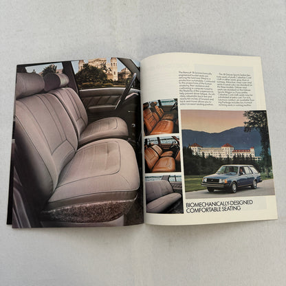 1981 Renault 18i Car Sales Brochure Catalog Vintage Advertising