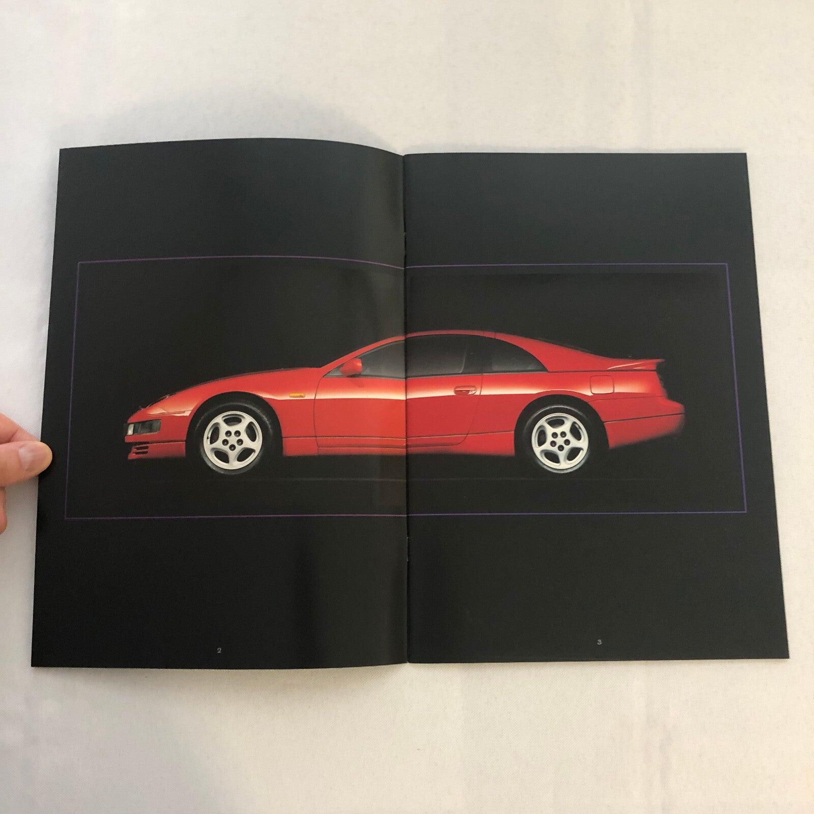 Vintage Nissan 300ZX Car Sales Brochure Catalog 300 ZX GERMAN Text European