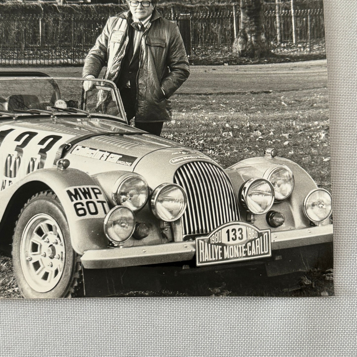 1980 Rallye Monte Carlo Morgan Roadster Car Press Photo Photograph