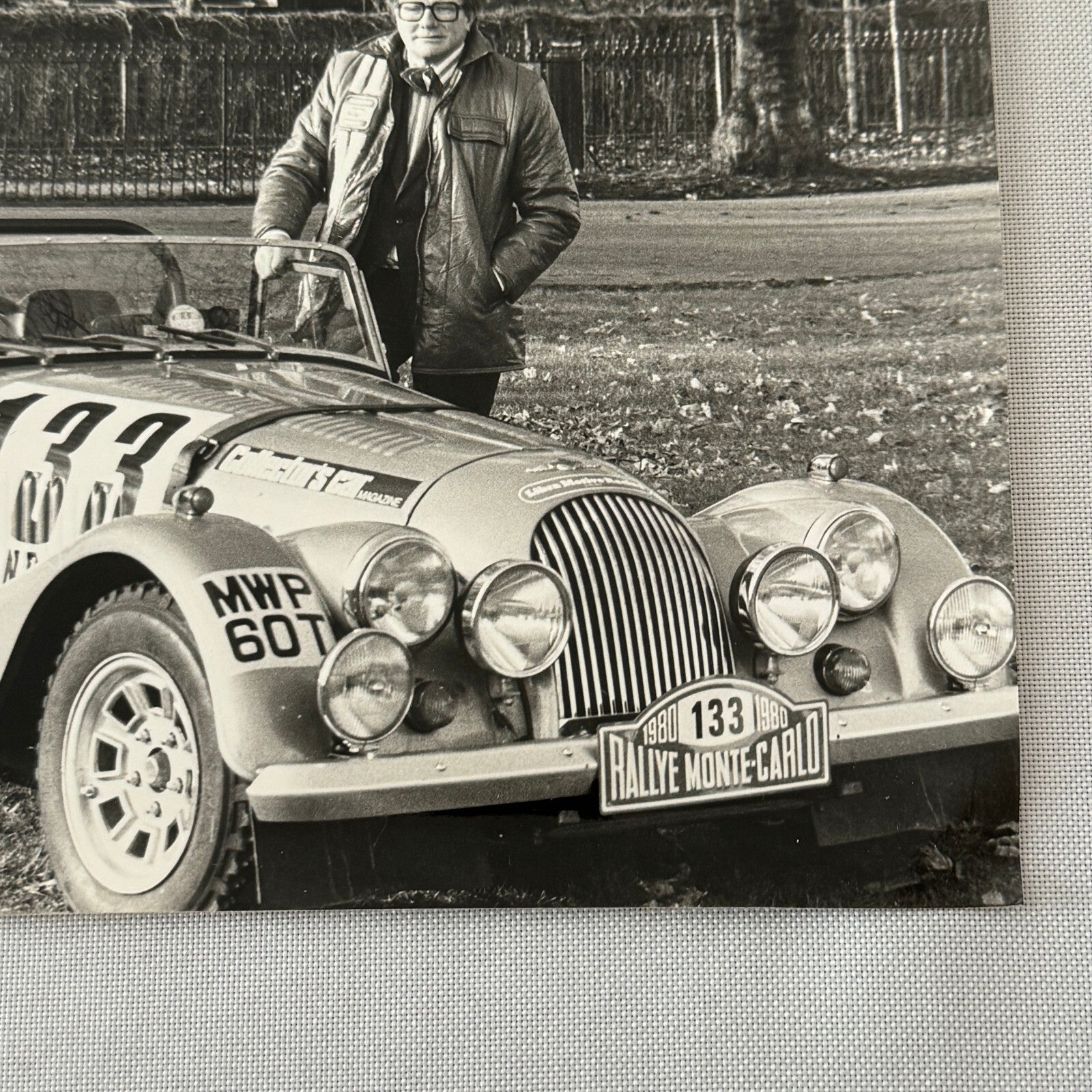 1980 Rallye Monte Carlo Morgan Roadster Car Press Photo Photograph