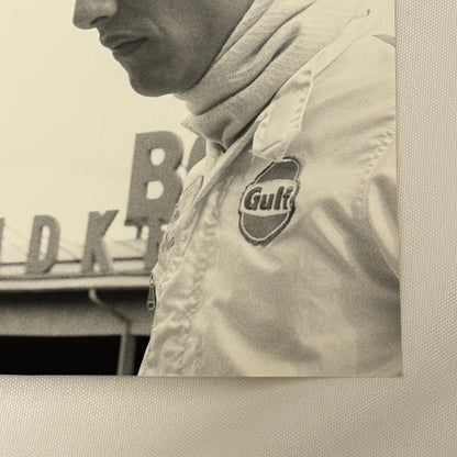 Vintage Racing Photo Jacky Ickx 1969 1000KM Race Motorsport Photograph