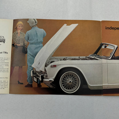 Triumph TR4A Sports Car Roadster Sales Brochure Catalog Advertising TR4 A