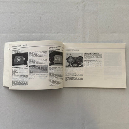 Vintage Suzuki GS1000H Motorcycle Bike Owners Manual Instruction Guide GERMAN