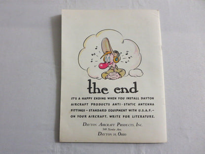 Vintage Dayton Aircraft Products Sales Brochure Catalog P Static Antenna 