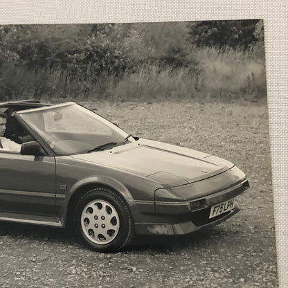 Vintage Toyota MR2 T-Bar Car Factory Press Photo Photograph