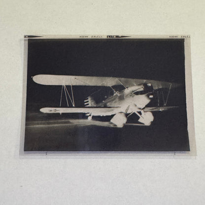 Vintage Photo Negative Curtiss 0-39 Airplane Plane Aircraft Curtiss 039 0 39