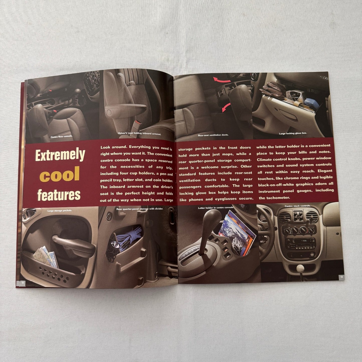 2001 Chrysler PT Cruiser Car Sales Brochure Catalog Advertising Canadian