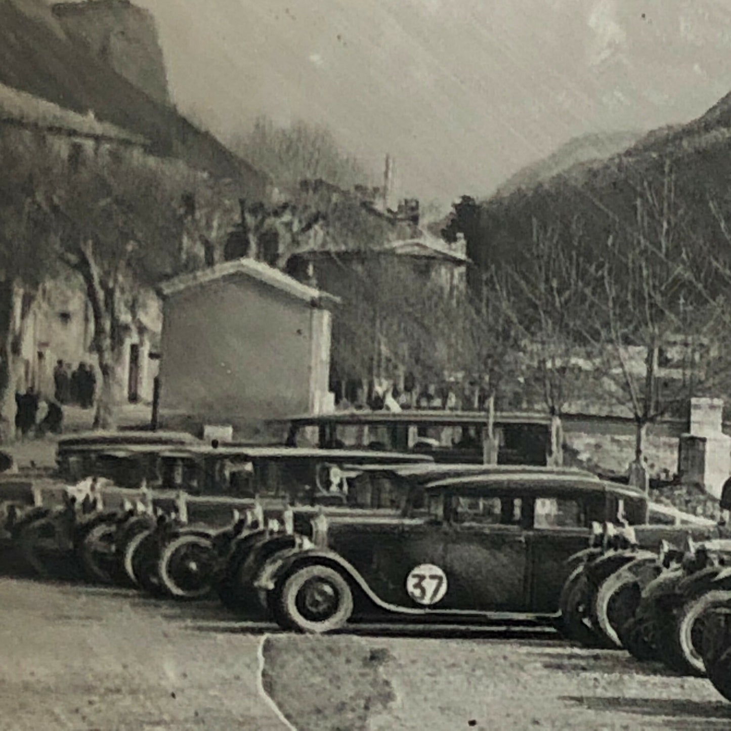 Antique Press Photo Photograph Agence Meurisse Paris Nice Rally Racing Chrysler 