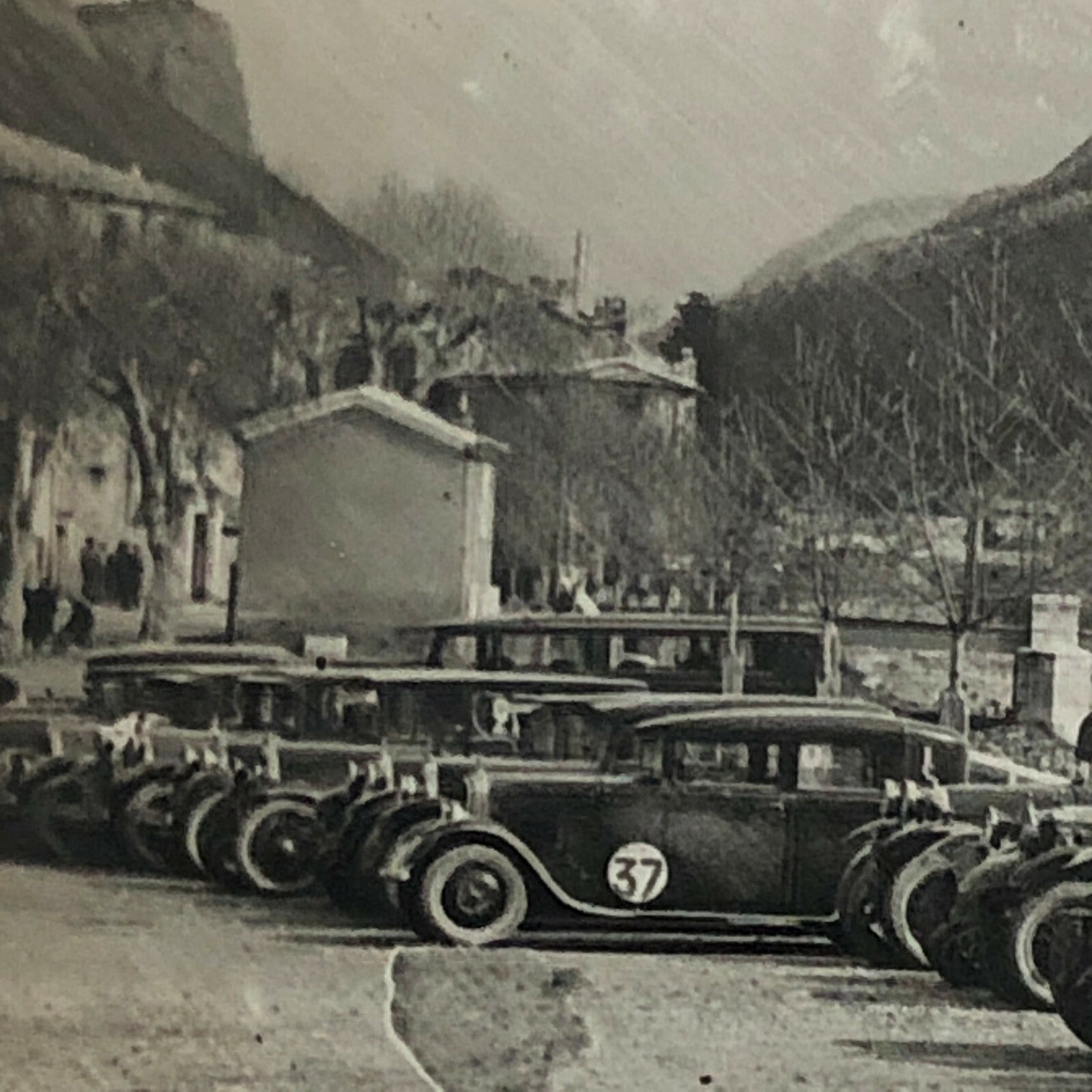 Antique Press Photo Photograph Agence Meurisse Paris Nice Rally Racing Chrysler 