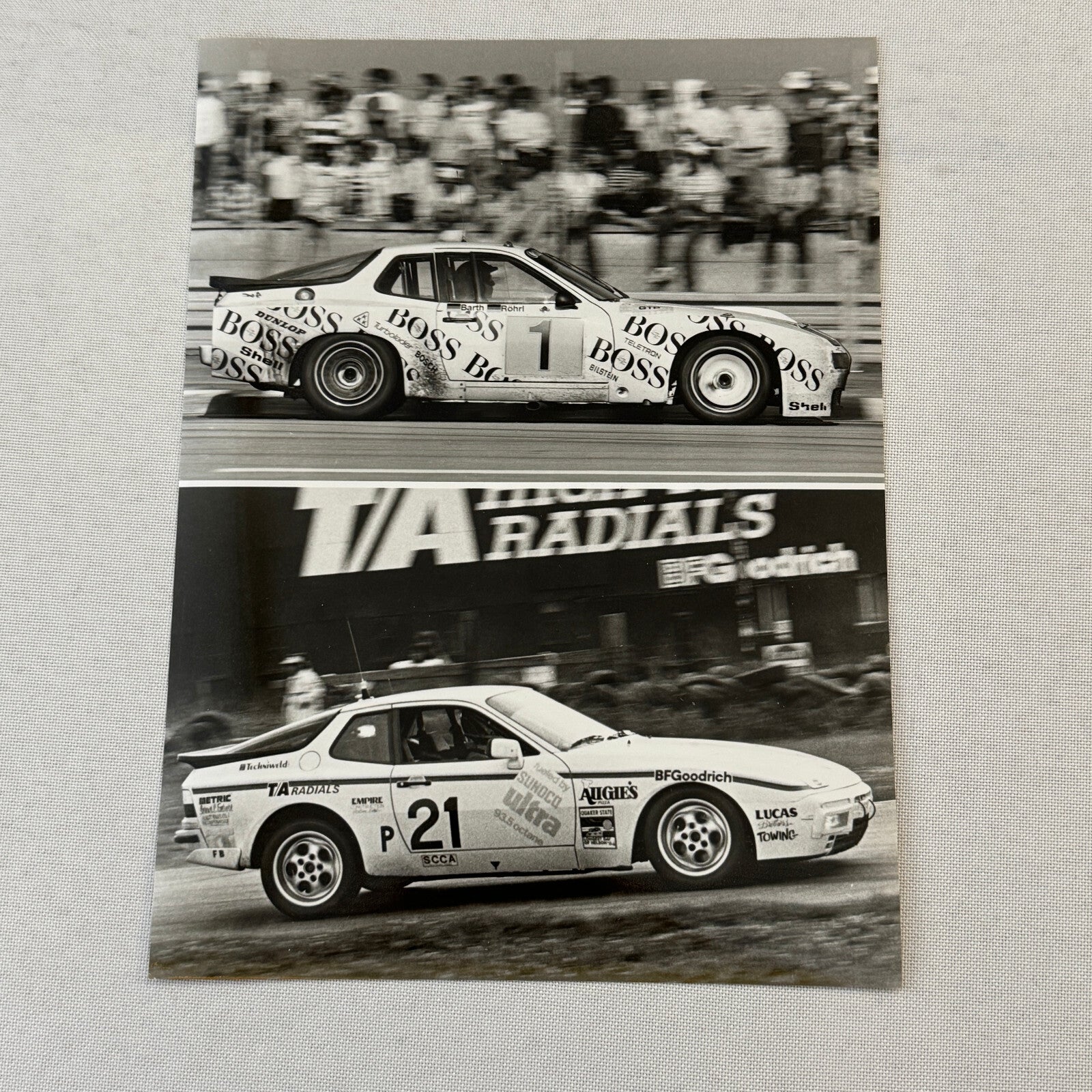 1984 Porsche 944 Turbo Racing Factory Press Photo Photograph Print