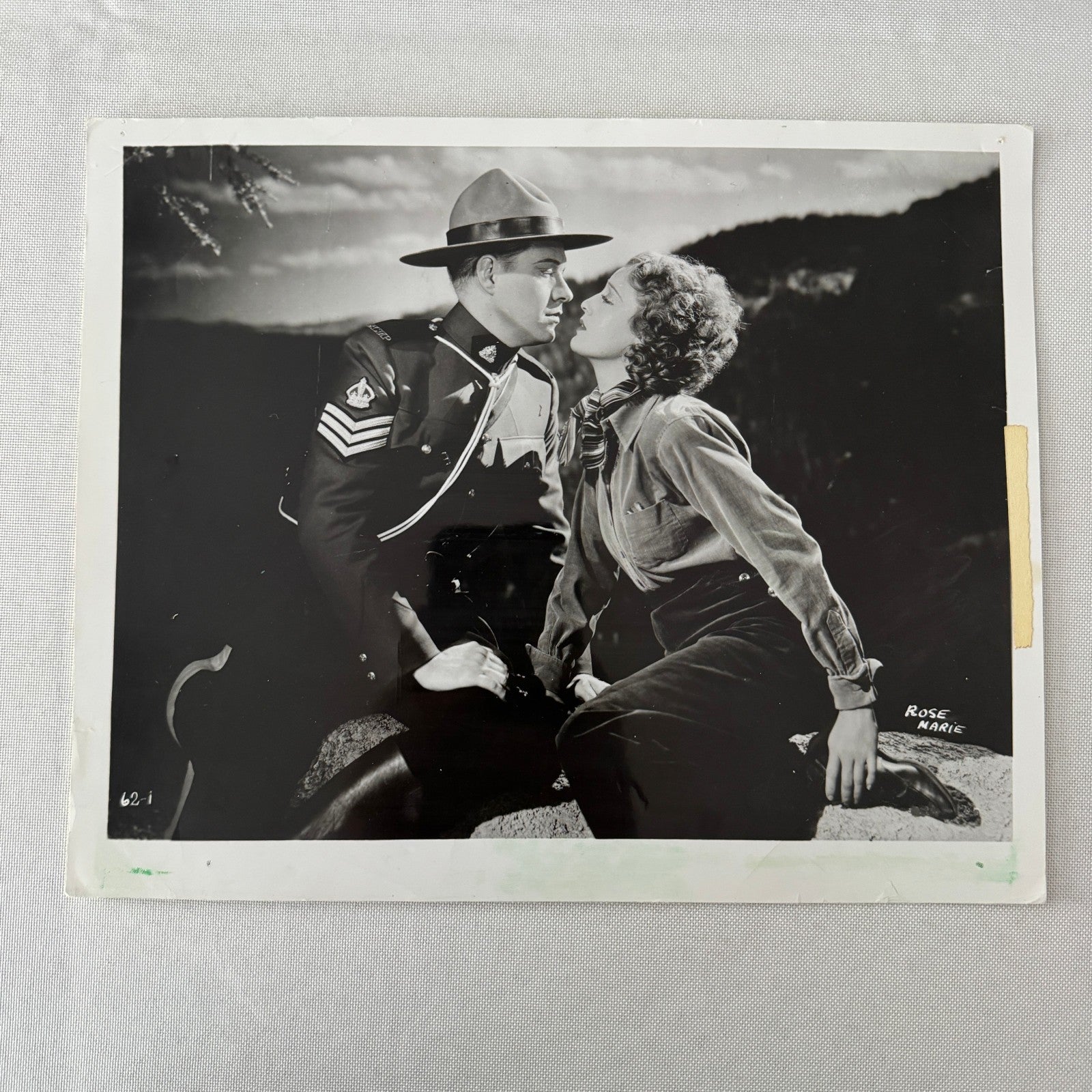 Vintage Movie Still Photo Photograph Jeanette MacDonald Nelson Eddy Rose Marie