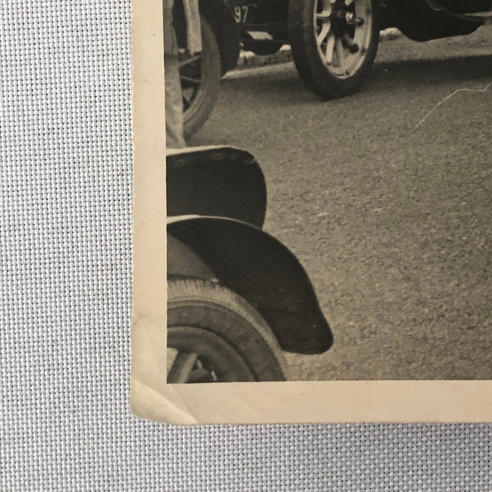 Vintage Antique Car Rally Photo Photograph Print Renault Napier Peugeot + 