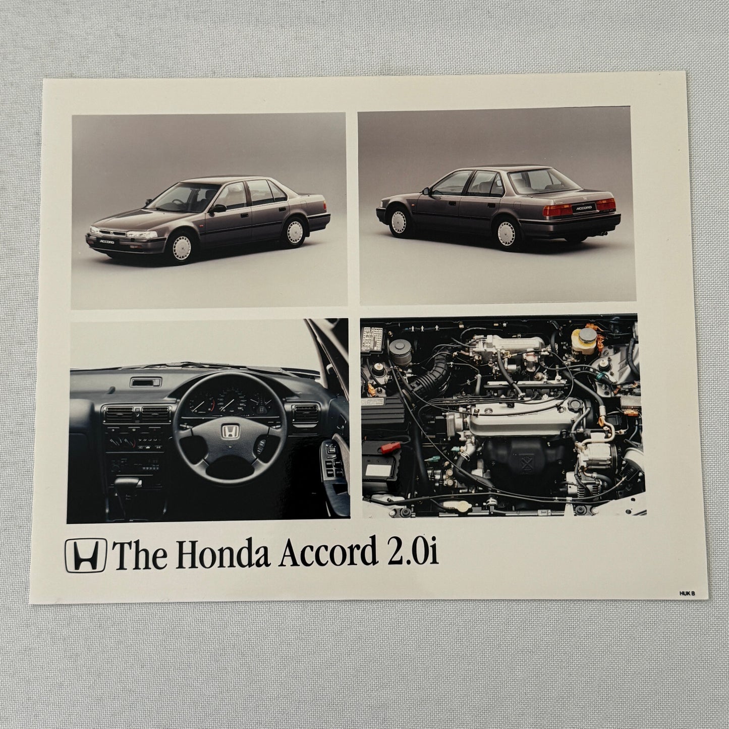 Honda Accord Sedan Car Factory Press Photo Photograph Vinage