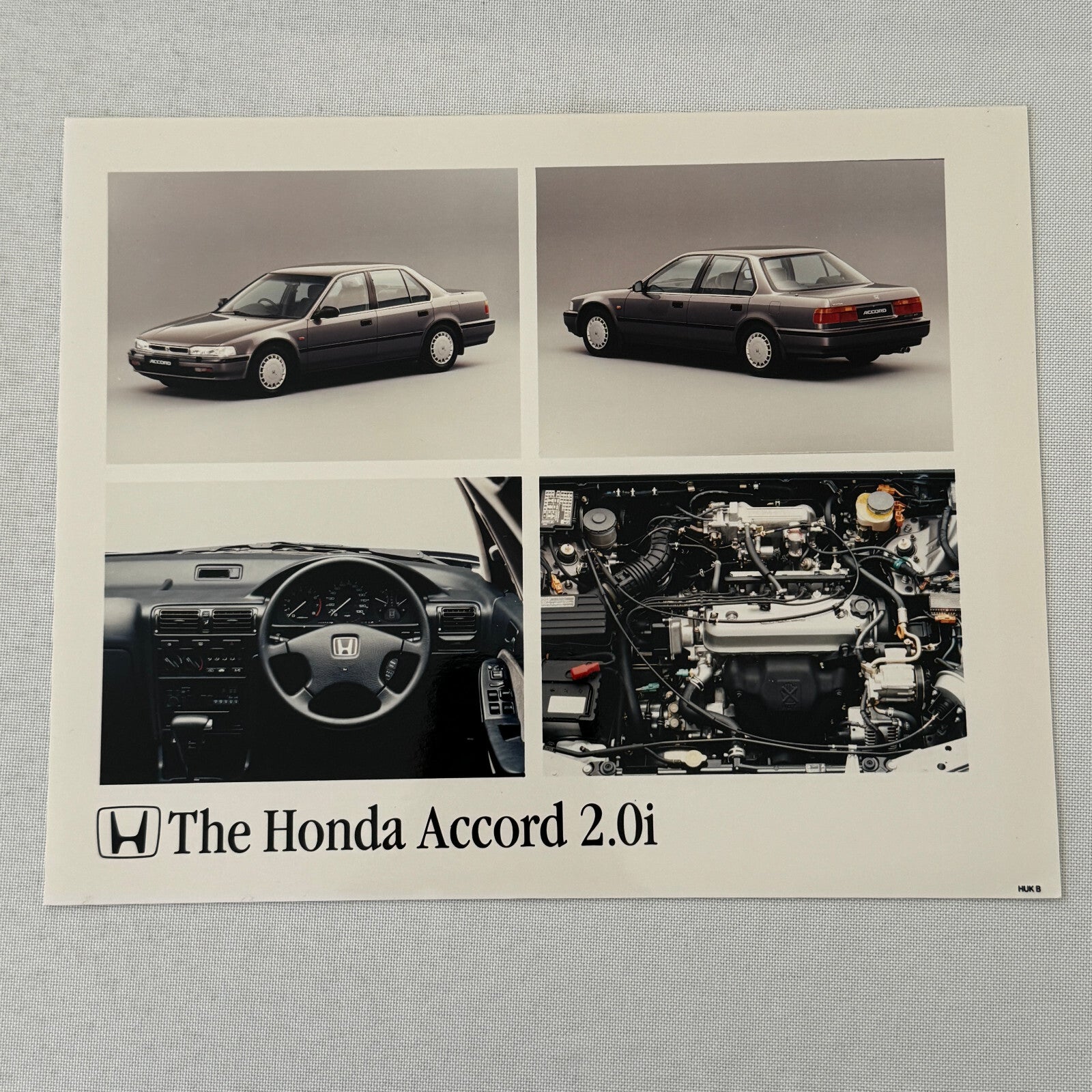 Honda Accord Sedan Car Factory Press Photo Photograph Vinage