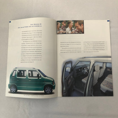 Suzuki Wagon R Car Sales Brochure Catalog GERMAN TEXT European Market