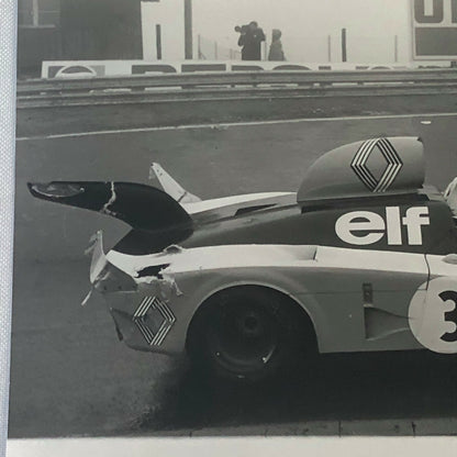 Vintage Racing Photo Photograph 1976 300KM Nurburgring Renault Alpine A442 