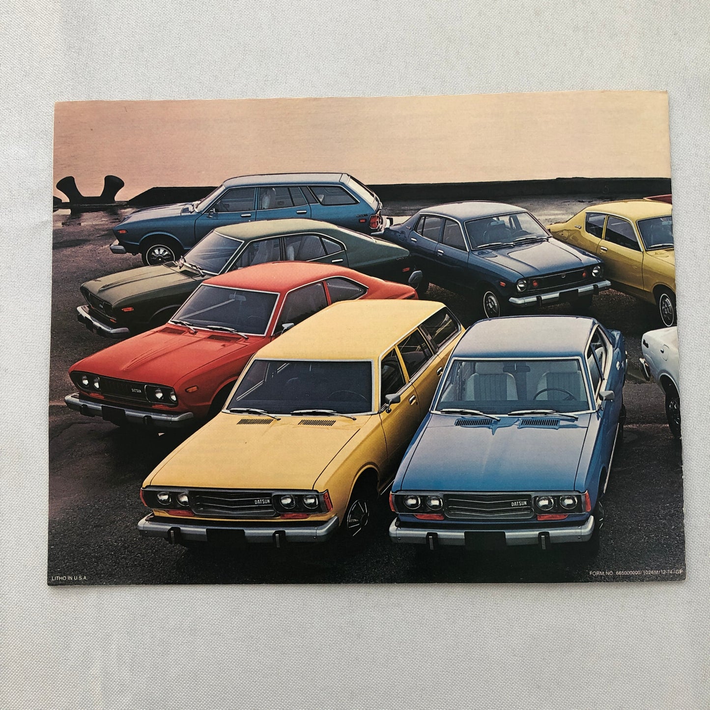 1975 Datsun Car Sales Brochure Catalog 610 710 260-Z 260Z L'il Hustler Pickup