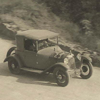 Antique Press Photo Photograph Agence Meurisse Paris Nice Rally Rallye Car ? 