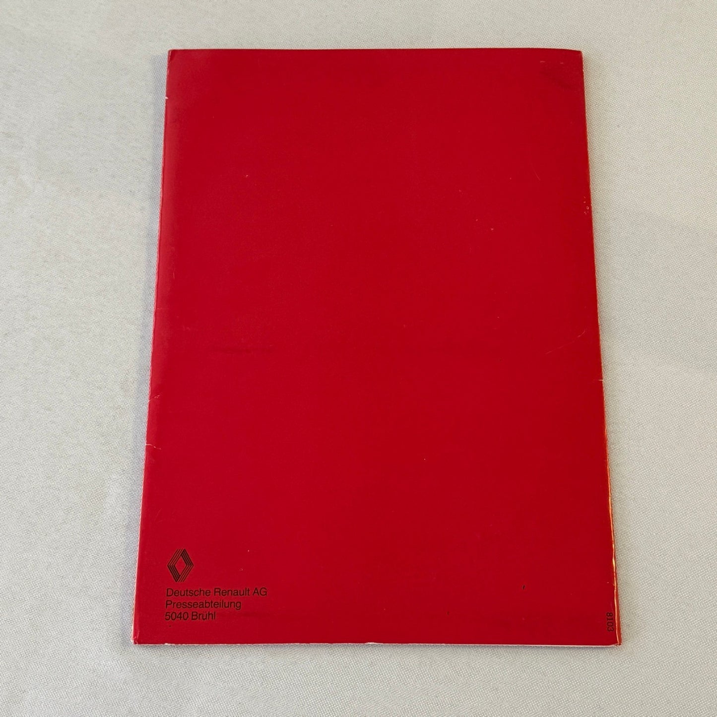 1981 Renault Alpine A310 V6 Car Press Kit Brochure Photos Vintage GERMAN TEXT
