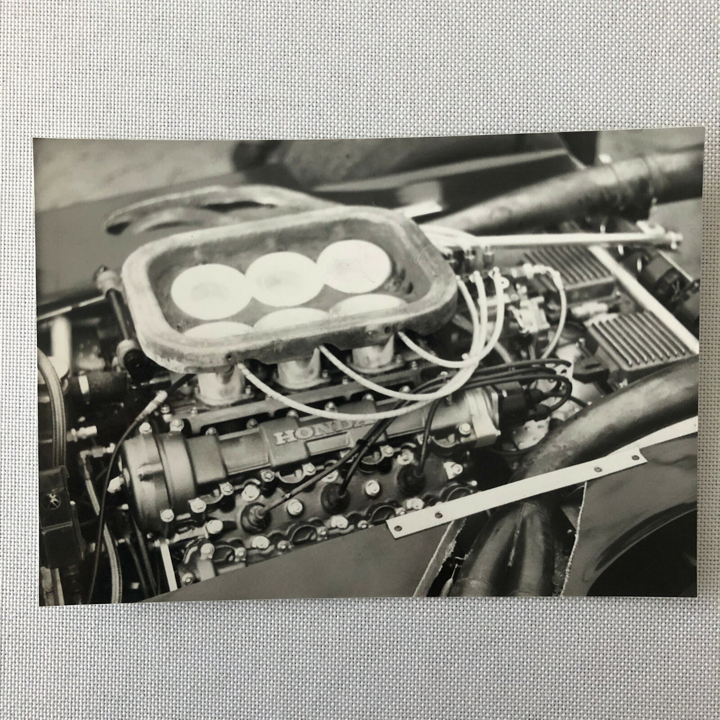 Vintage Honda Racing Car Engine Motor Photo Photograph Print F2 Formula 2 Car ? 