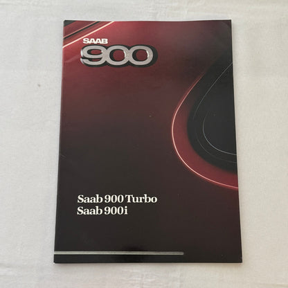 1988 Saab 900i 900 Turbo Car Sales Brochure Catalog Vintage FRENCH European