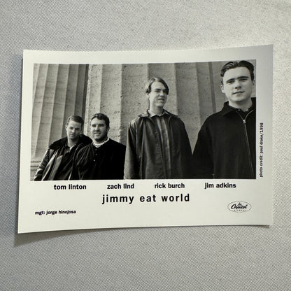 Jimmy Eat World Music Publicity Press Photo Photograph 1998
