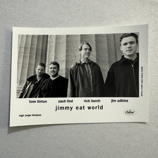Jimmy Eat World Music Publicity Press Photo Photograph 1998