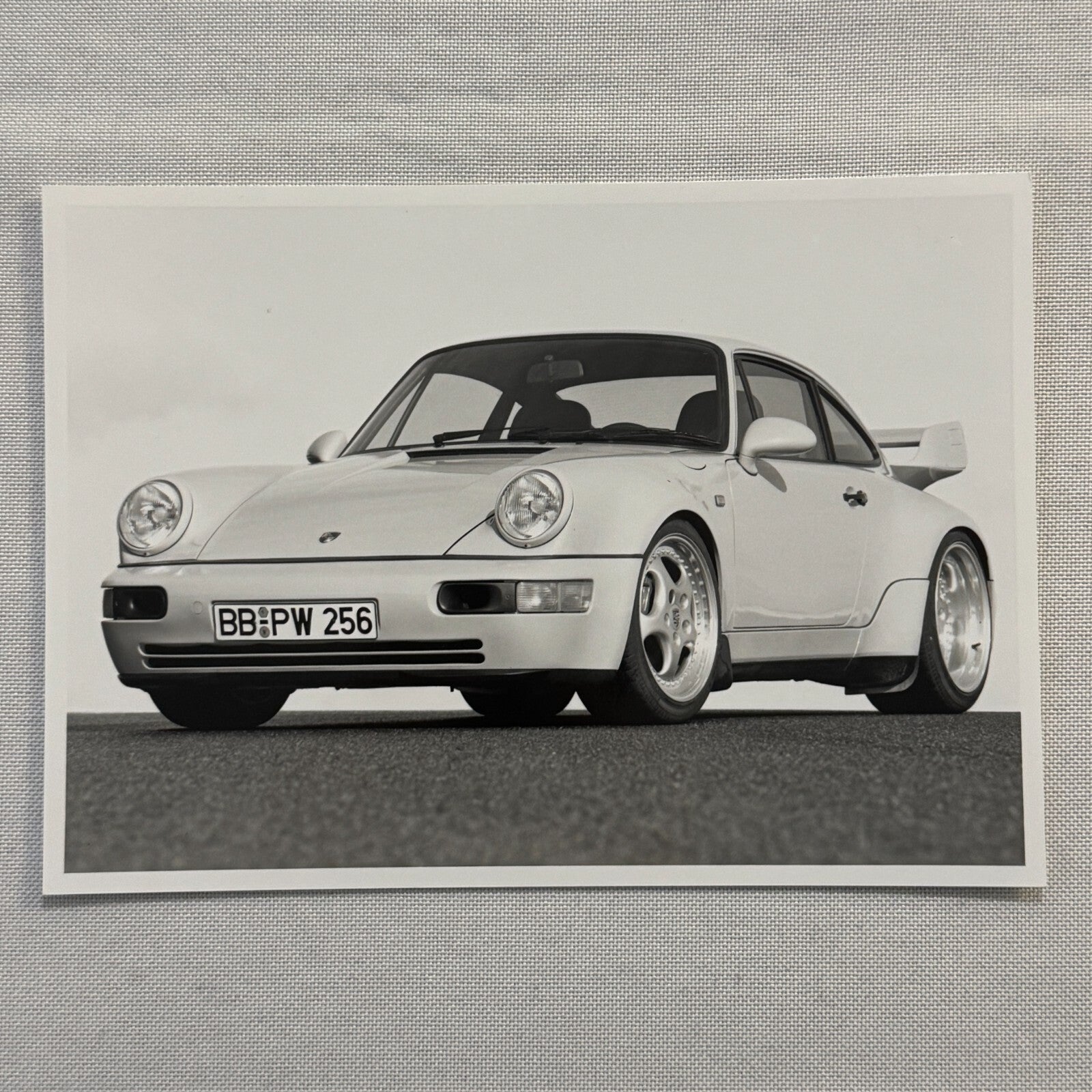 Porsche 911 Carrera RS Car Factory Press Photo Photograph Print Vintage