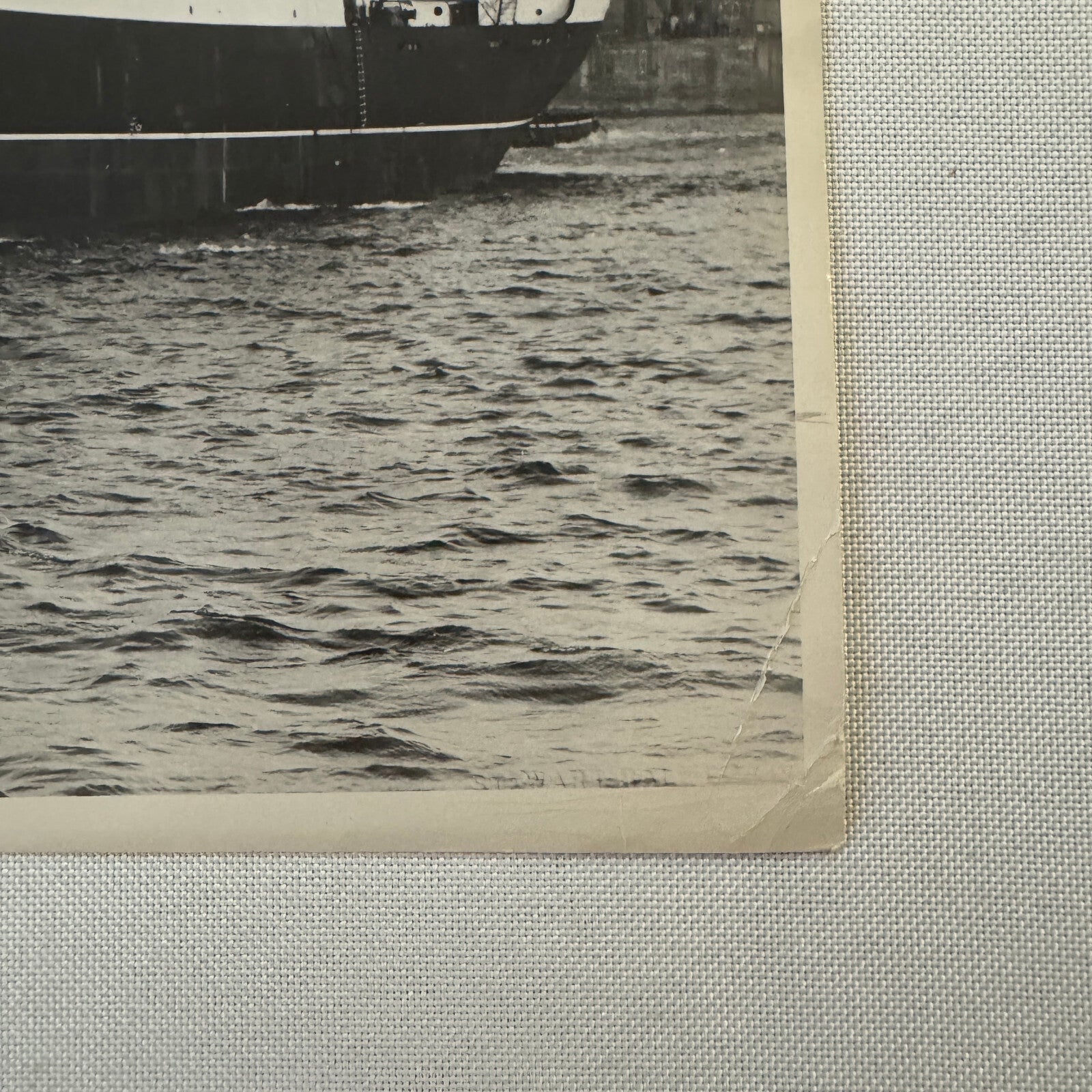 Cunard Line Arabia Ship Boat Press Photo Photograph 1948 Vintage Halifax