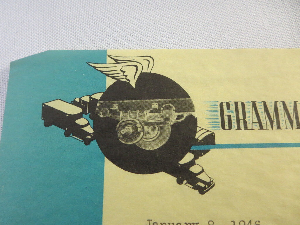 1946 Gramm Truck and Trailer Corporation Letter Letterhead - Delphos Ohio