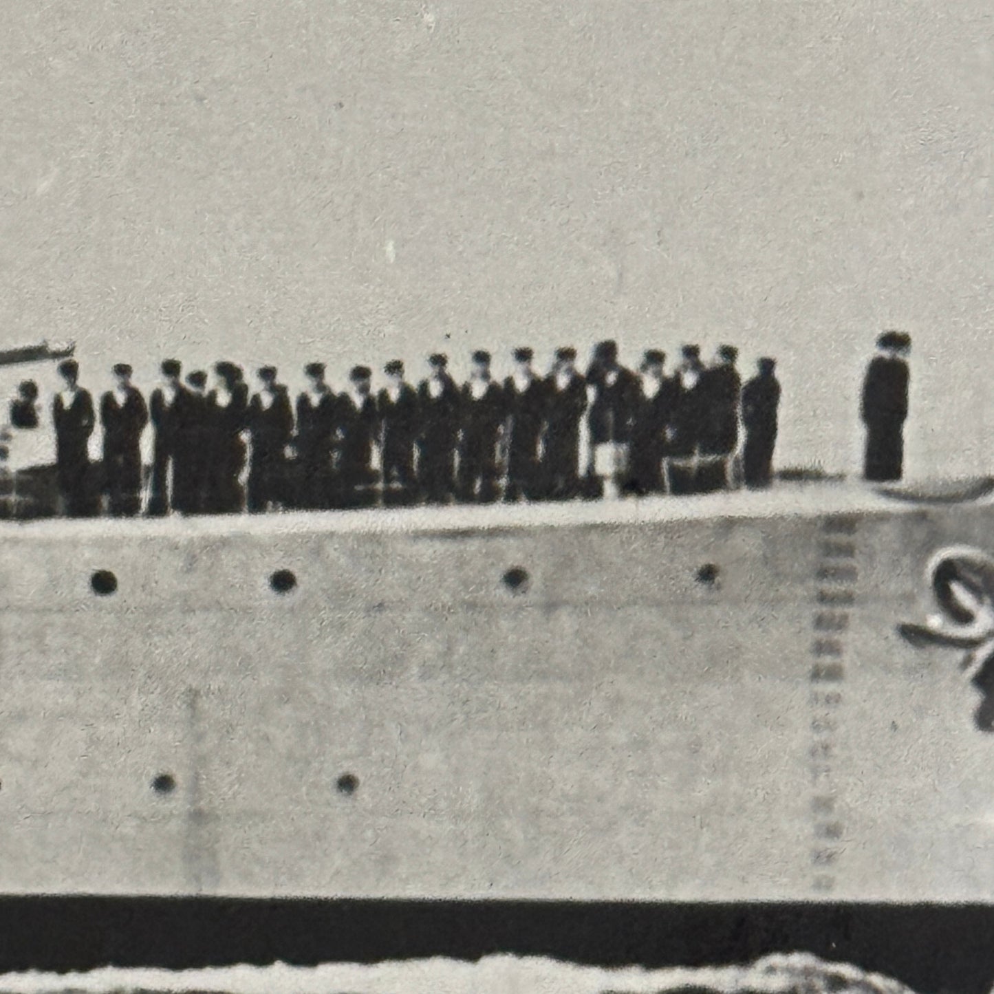 Royal Canadian Navy Military Ship Photo Photograph Vintage Destroyer Haida
