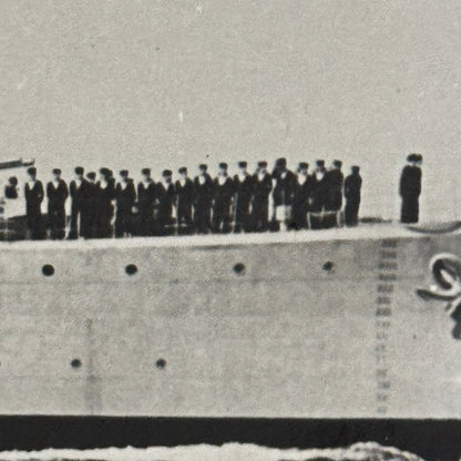Royal Canadian Navy Military Ship Photo Photograph Vintage Destroyer Haida