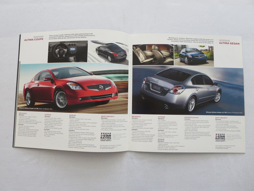 2009 Nissan Sales Brochure Catalog Cube 350Z 370Z Roadster GT-R GTR Maxima +