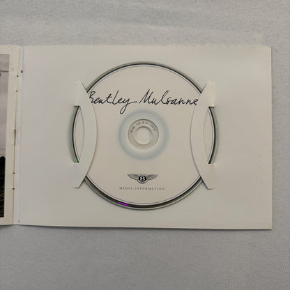 Bentley Mulsanne Car Press KIt Brochure with Photo CD