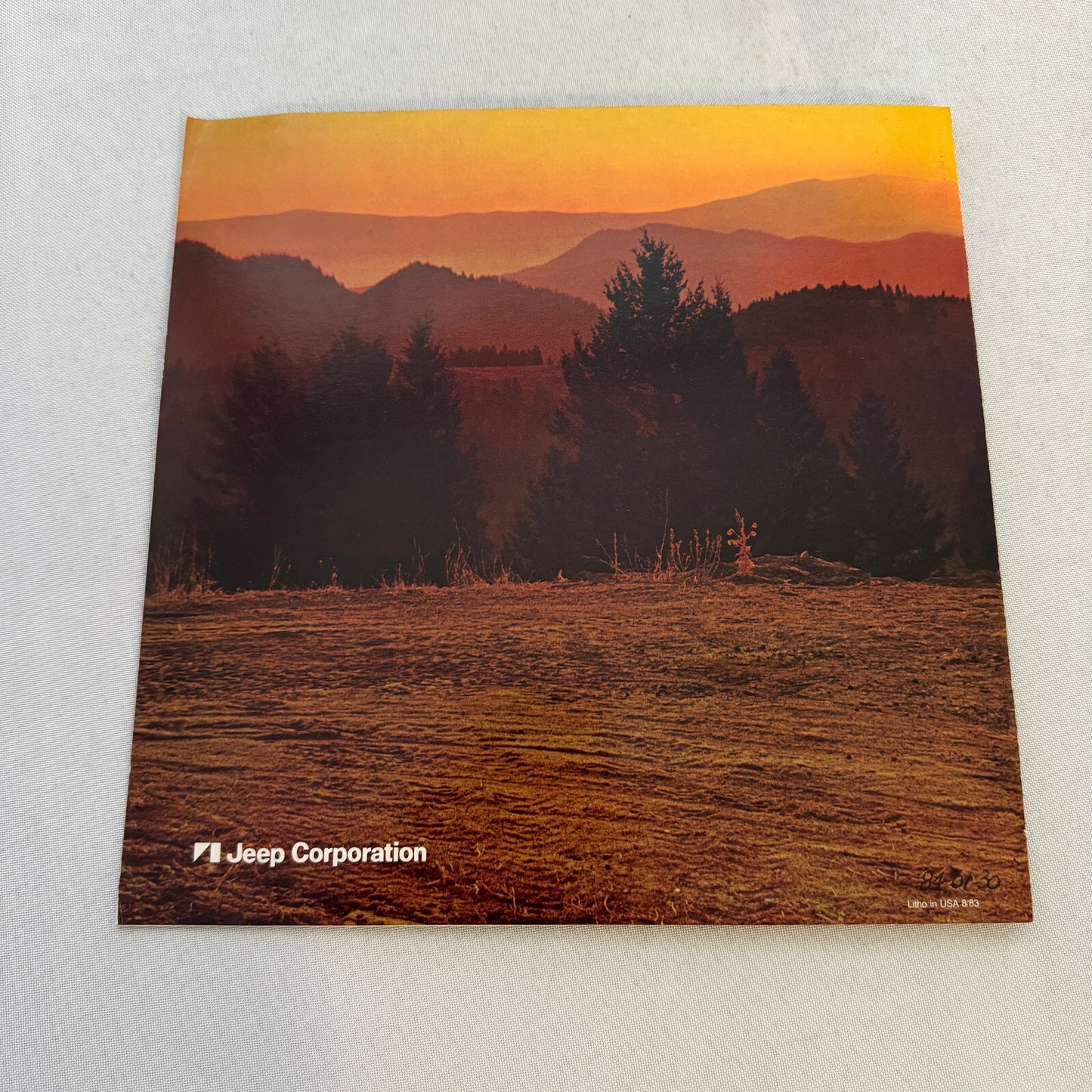 1984 Jeep Sales Brochure Catalog CJ Scrambler Pickup Renegade Laredo