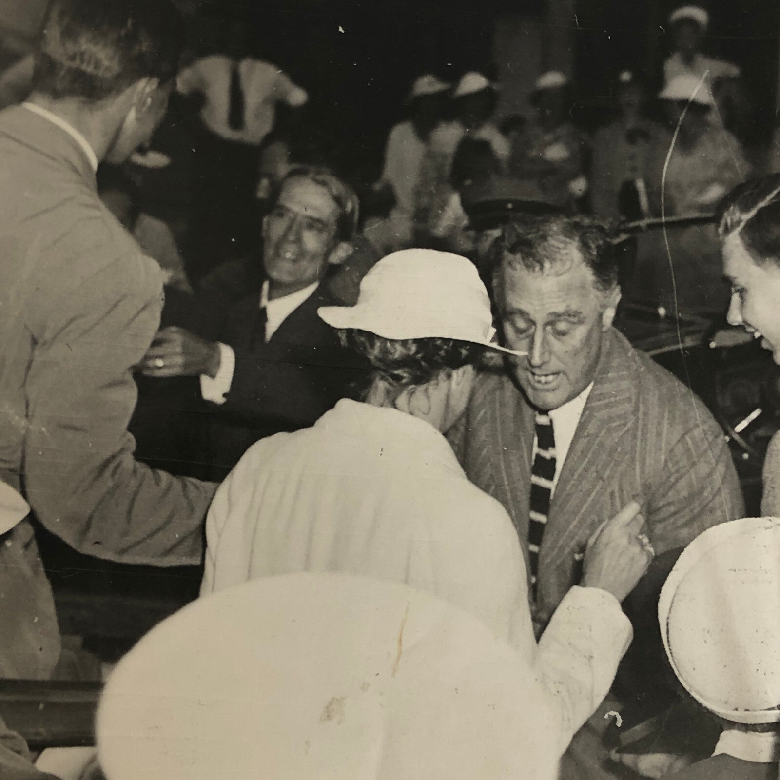 Press Photo Photograph President Franklin Roosevelt Leaves on Vacation 1934