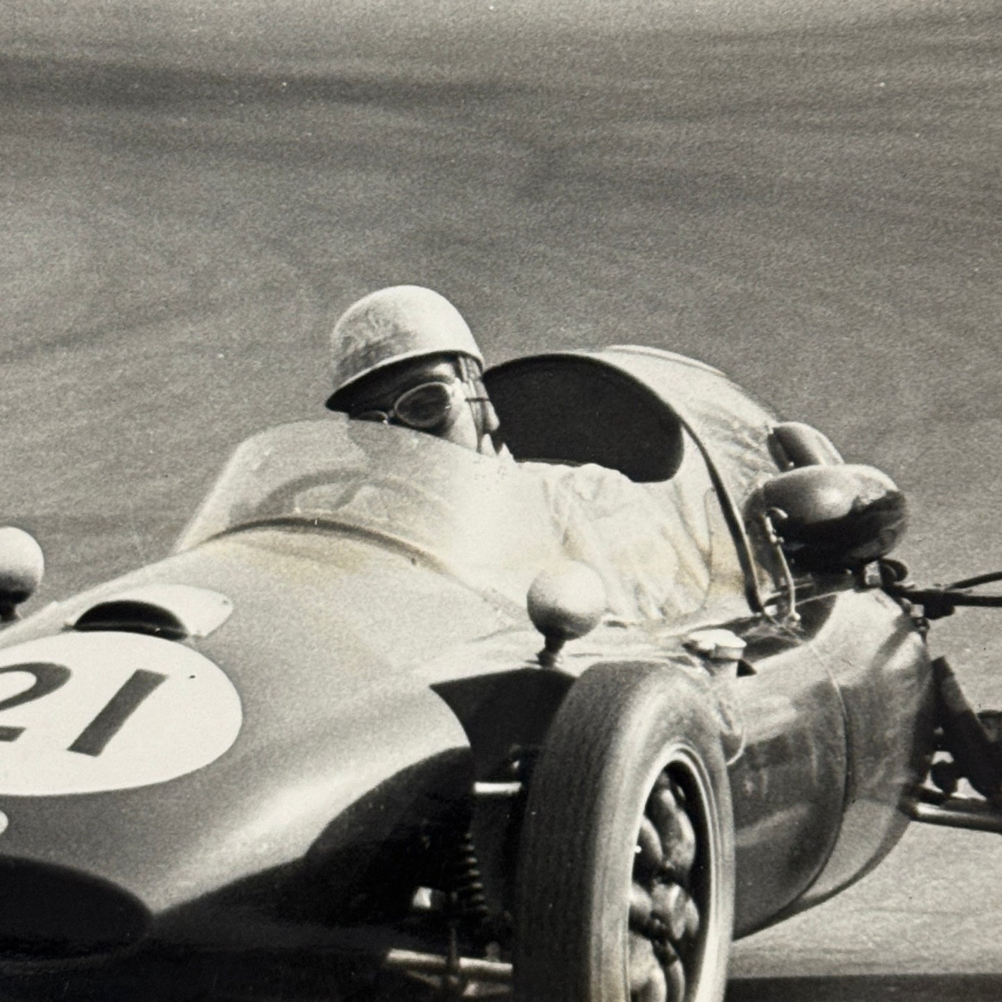 Vintage Racing Photo Photograph John Surtees Cooper Climax BARC Aintree