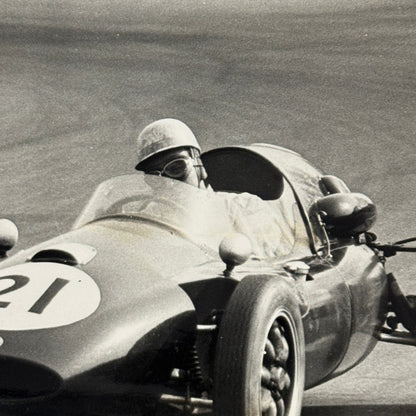 Vintage Racing Photo Photograph John Surtees Cooper Climax BARC Aintree