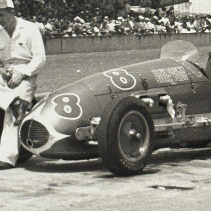 Vintage Racing Photo Photograph Unidentified Car MODERN PRINT