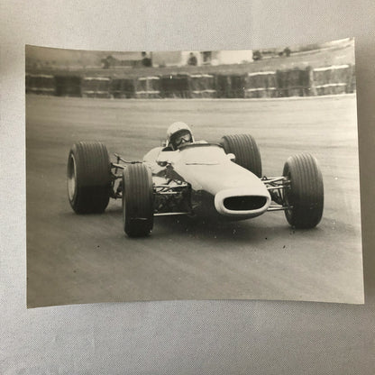 Vintage Racing Car Driver Photo Photograph Print 