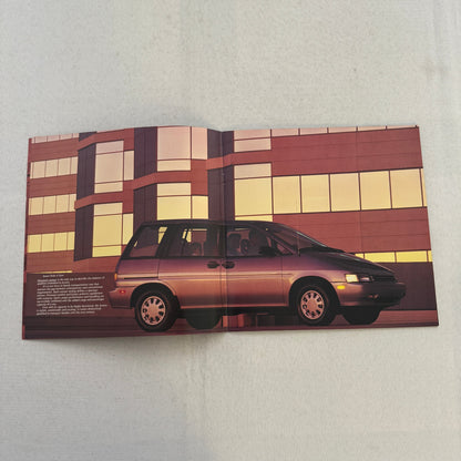 1990 Nissan Axxess Car Sales Brochure Catalog Vintage Advertising Canadian