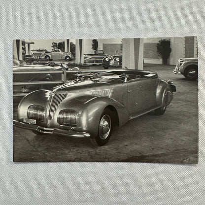 Vintage Coachbuilder Car Convertible Photo Photograph Lancia Aprilia Italian
