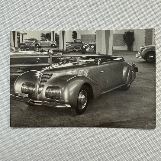 Vintage Coachbuilder Car Convertible Photo Photograph Lancia Aprilia Italian