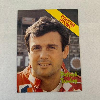 Patrick Tambay Vintage F1 Racing Poster Magazine Insert AutoSprint Renault ELF
