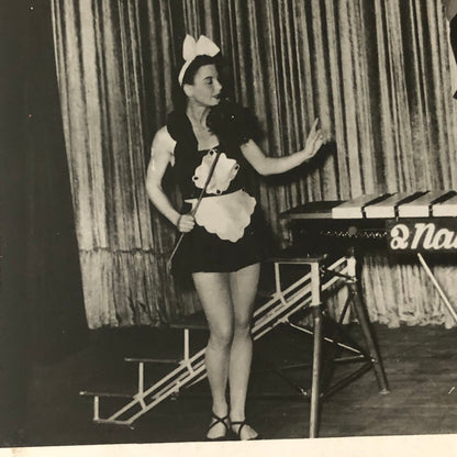 Circus Unicycle Balancing Act Performer Photo Photograph Vintage