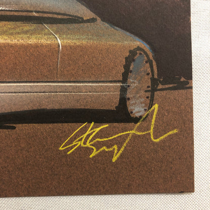 Styling Concept Automobile Design Illustration Art Drawing Sketch Vintage