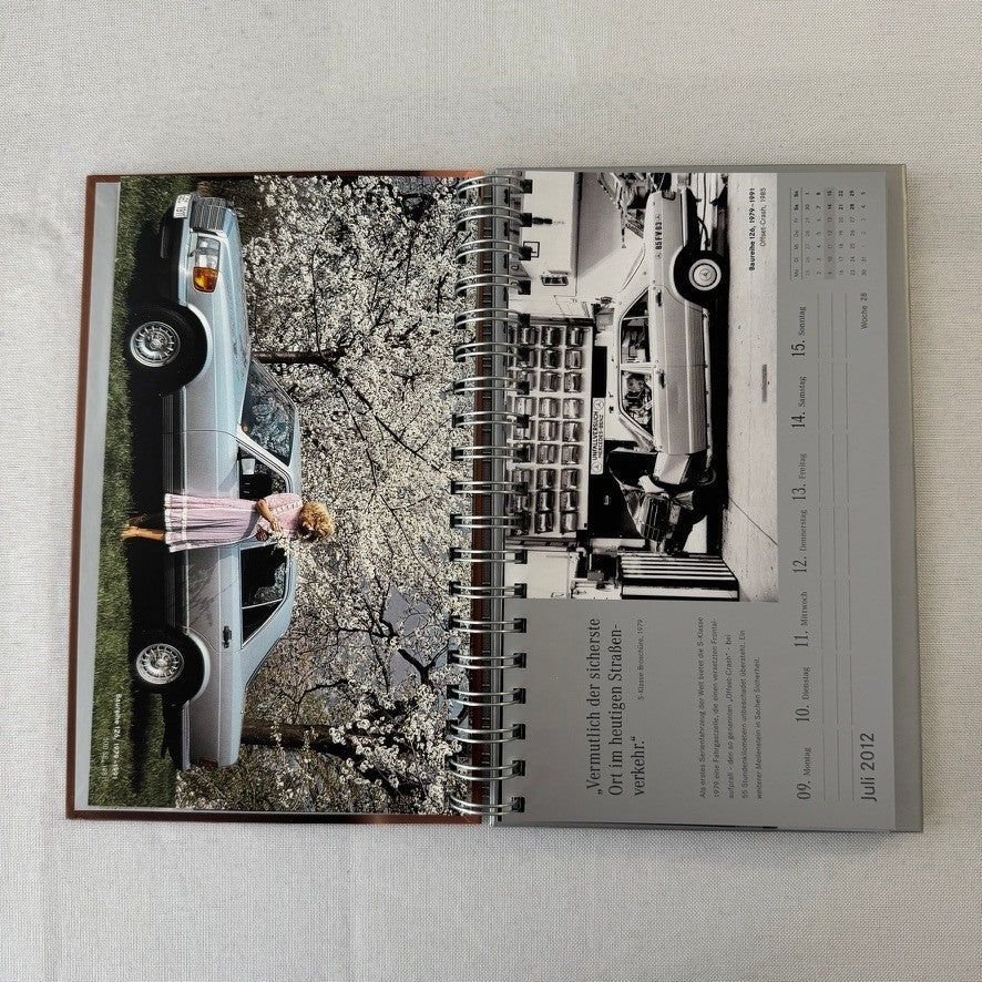 2012 Mercedes Benz S Class History Promotional Calendar GERMAN Text