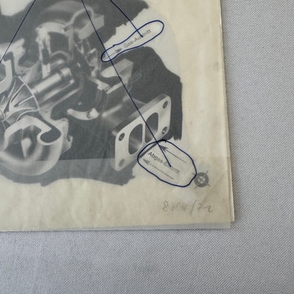 Engine Turbocharger Turbo Production Art Photo Photograph Mockup German